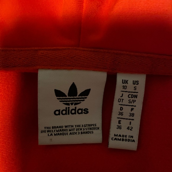 Orange Adidas Originals Hoodie - Picture 4 of 5
